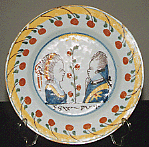 An early Royal plate celebrating the House of Orange.